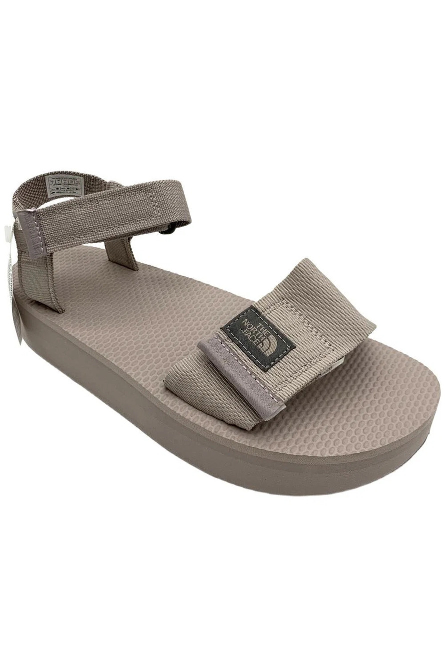 The North Face Women's Skeen Platform Sandals Moonstone/Smoke Grey - Medium